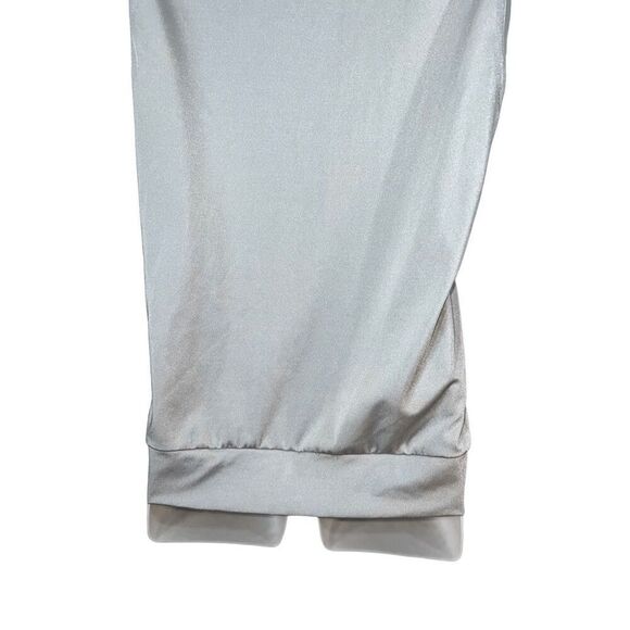 Kelle Metallic Silver Vest Dance Costume Size L Unisex Child Zip Up Kids Youth - Picture 7 of 9